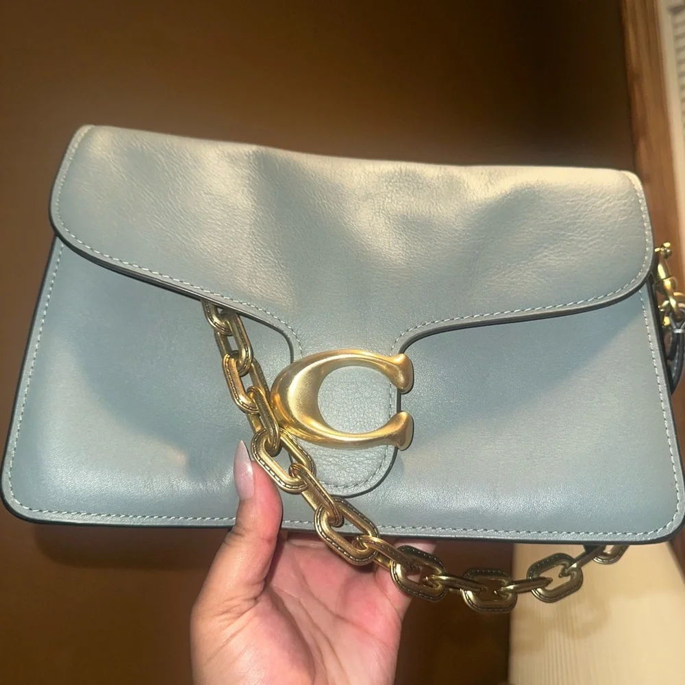Coach Chain Tabby and Matching Zip Card Case Wallet